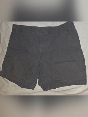 Columbia Dark Gray Flat-Front Men's Shorts Size 34